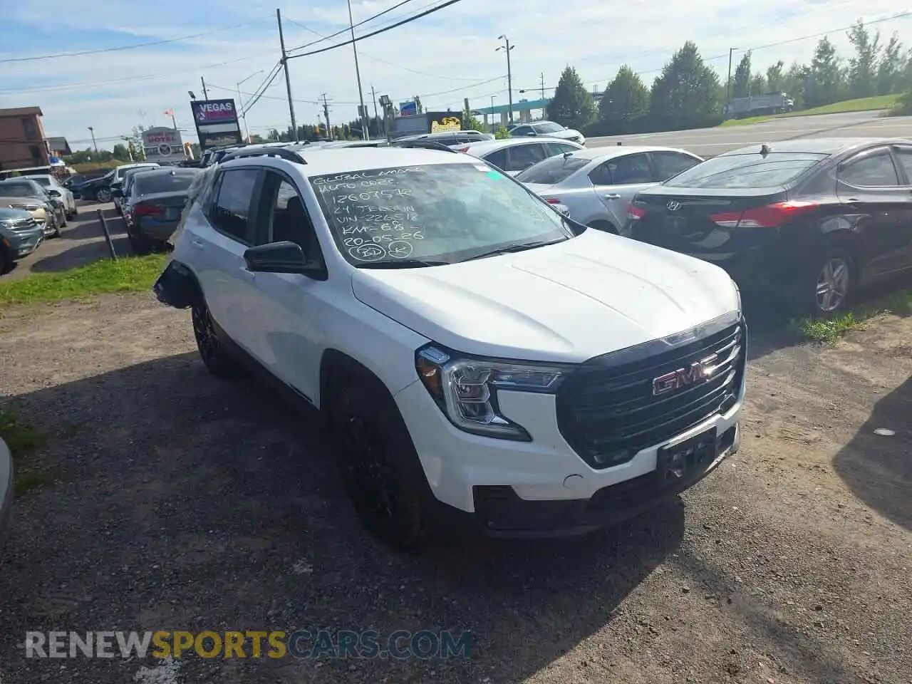 1 Photograph of a damaged car 3GKALTEG6RL226518 GMC TERRAIN 2024