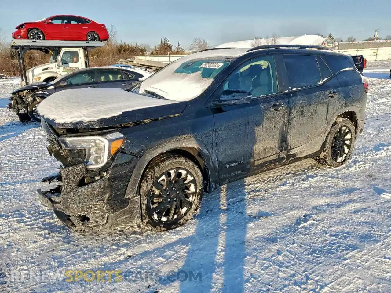 1 Photograph of a damaged car 3GKALTEG7RL345064 GMC TERRAIN 2024