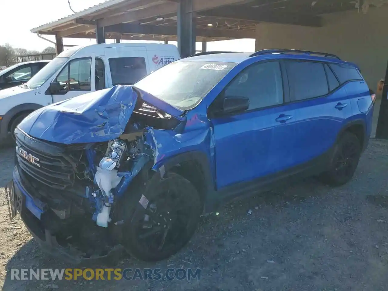 1 Photograph of a damaged car 3GKALTEG8RL272416 GMC TERRAIN 2024
