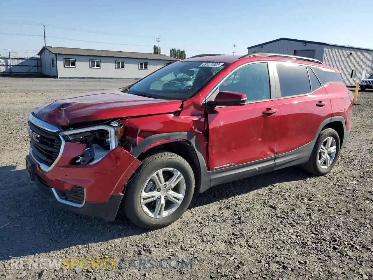 1 Photograph of a damaged car 3GKALTEG8RL280886 GMC TERRAIN 2024
