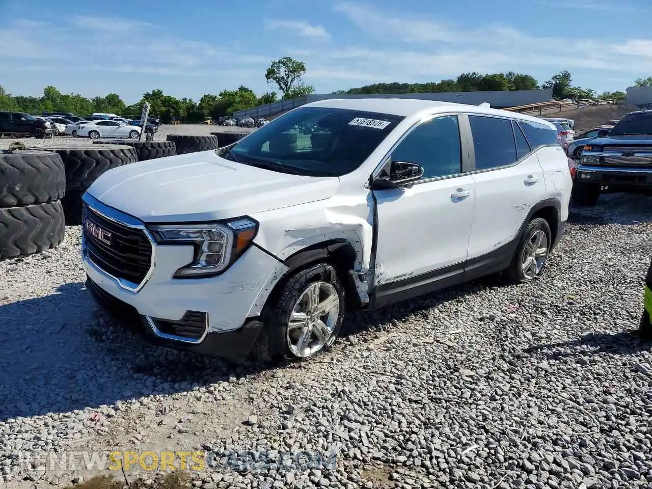 1 Photograph of a damaged car 3GKALTEG8RL283044 GMC TERRAIN 2024