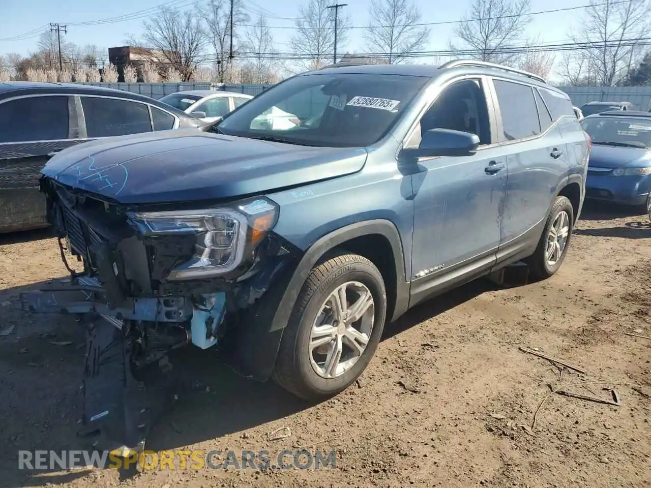 1 Photograph of a damaged car 3GKALTEG8RL384990 GMC TERRAIN 2024