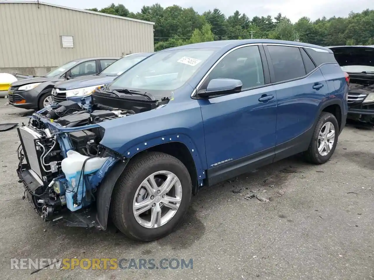 1 Photograph of a damaged car 3GKALTEG8RL386545 GMC TERRAIN 2024