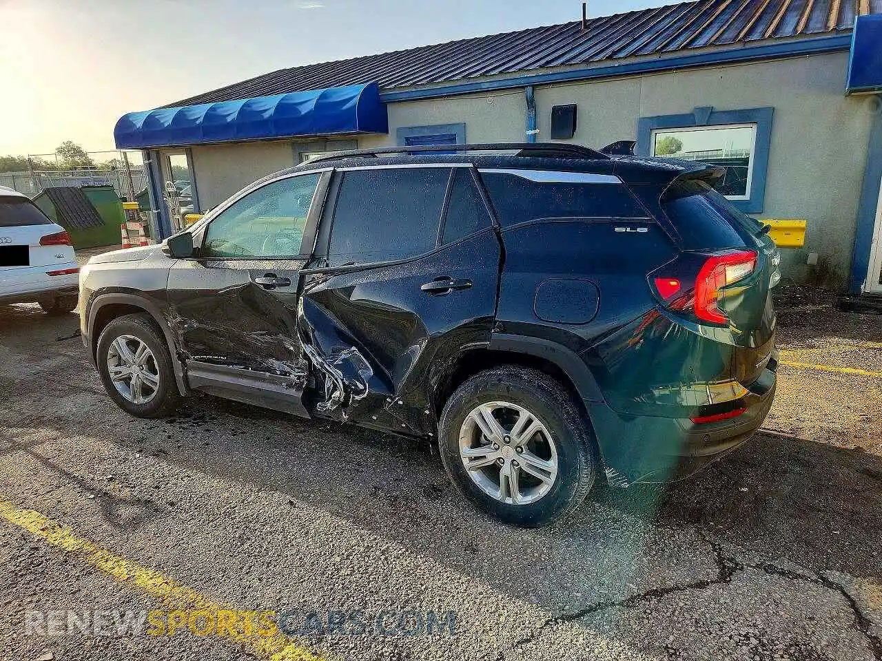 2 fotografías del automóvil dañado 3GKALTEGXRL189926 GMC TERRAIN 2024