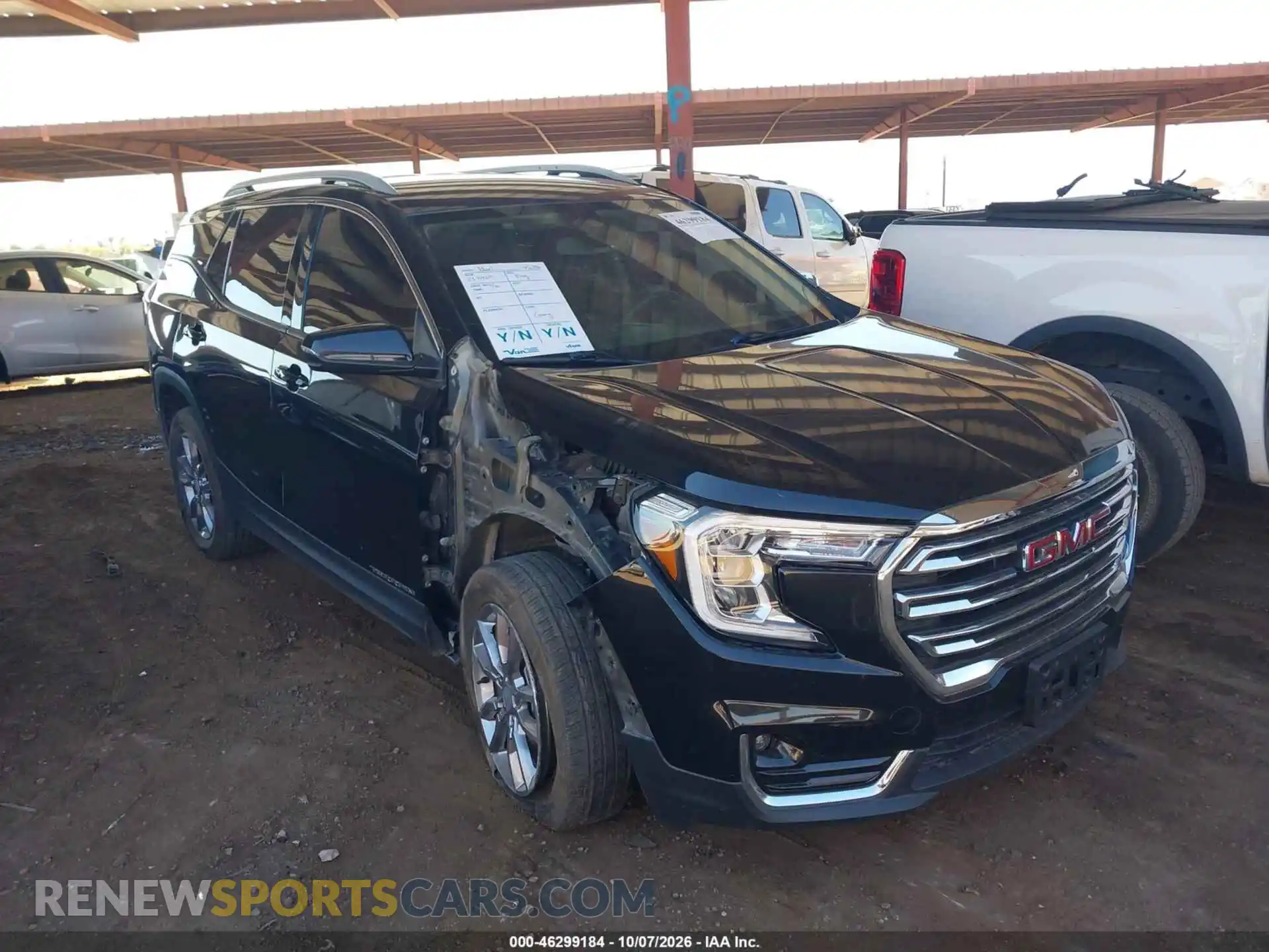 1 Photograph of a damaged car 3GKALVEG1RL146796 GMC TERRAIN 2024