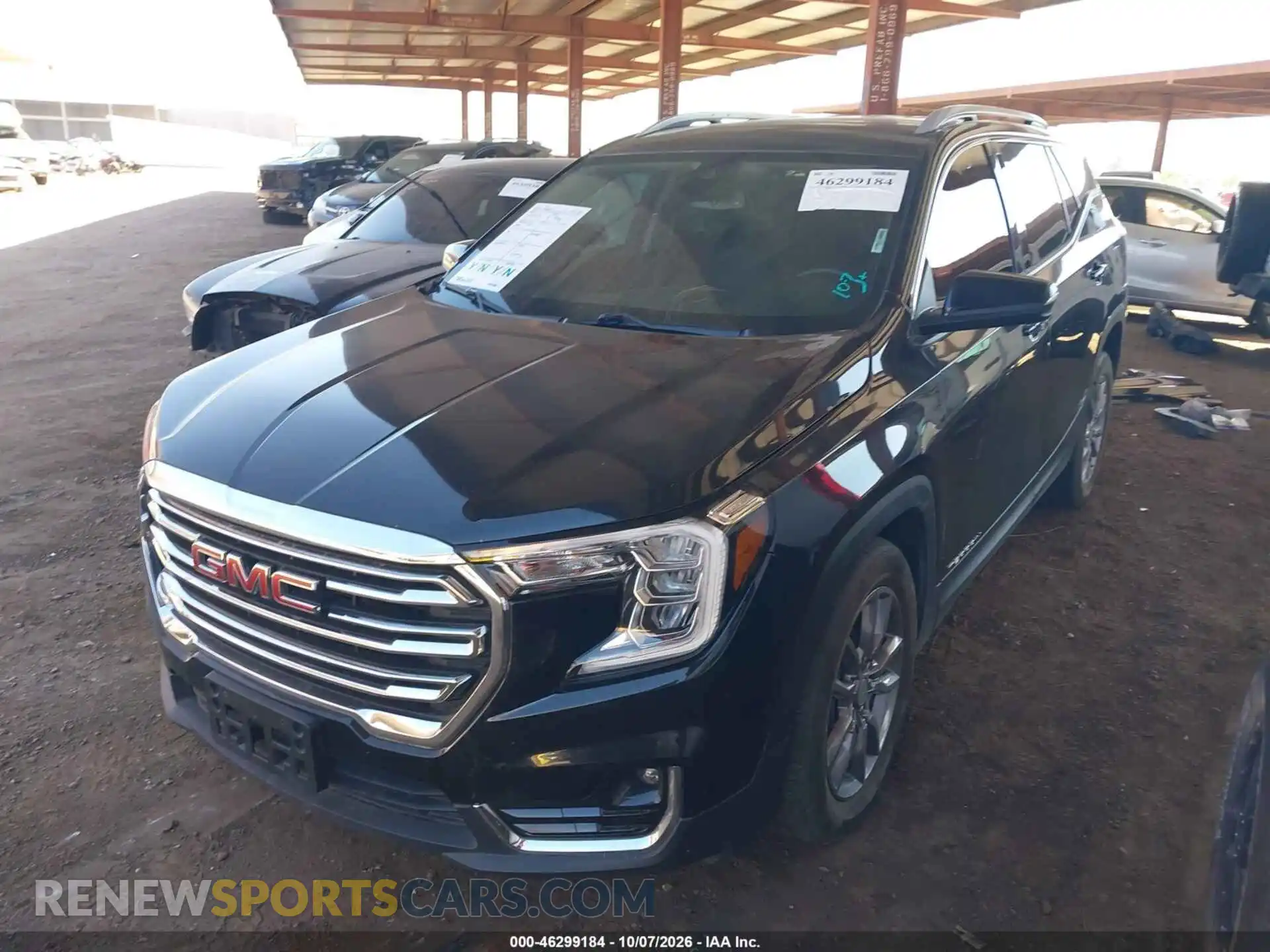 2 Photograph of a damaged car 3GKALVEG1RL146796 GMC TERRAIN 2024