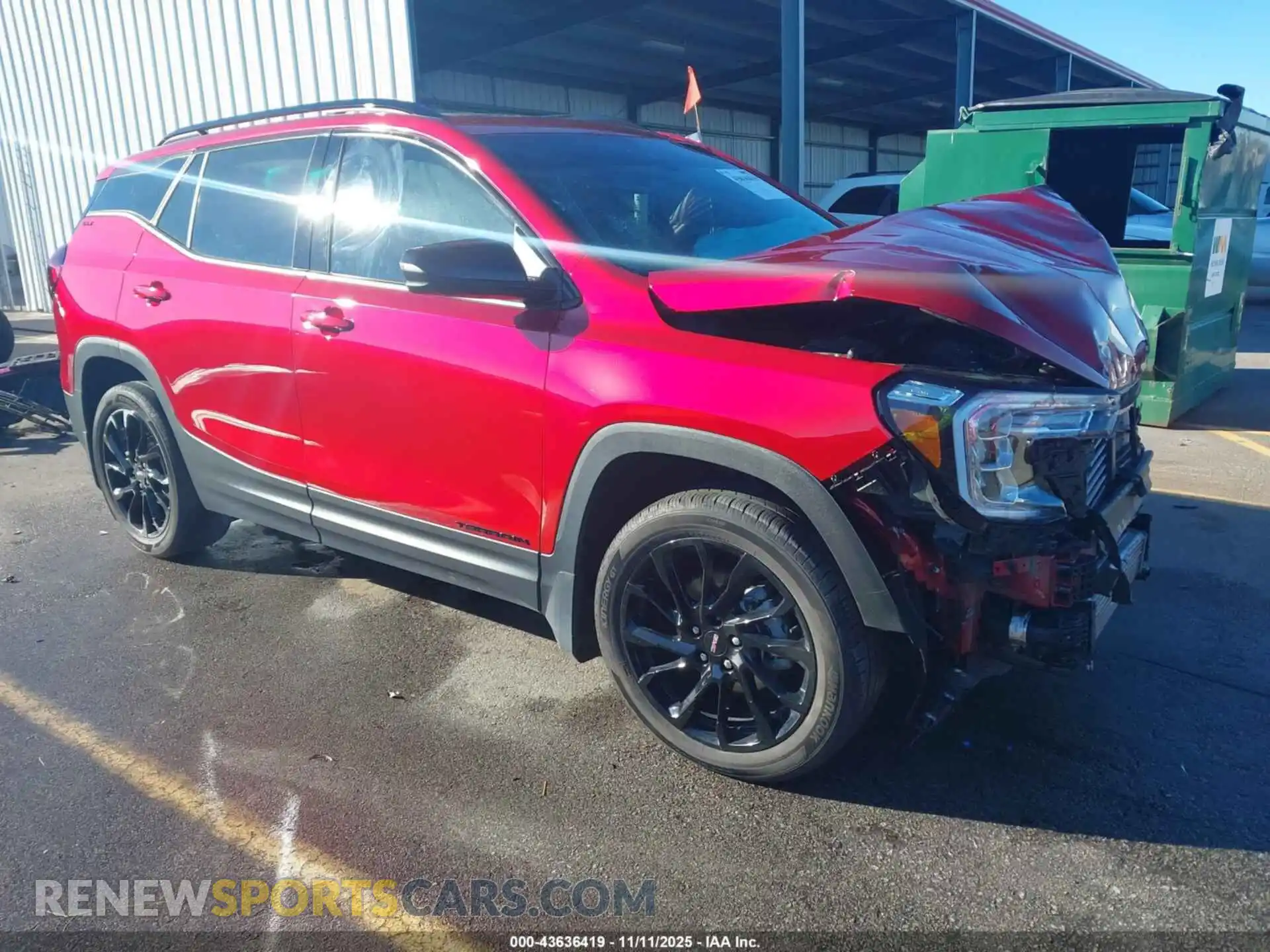 1 Photograph of a damaged car 3GKALVEG2RL160822 GMC TERRAIN 2024