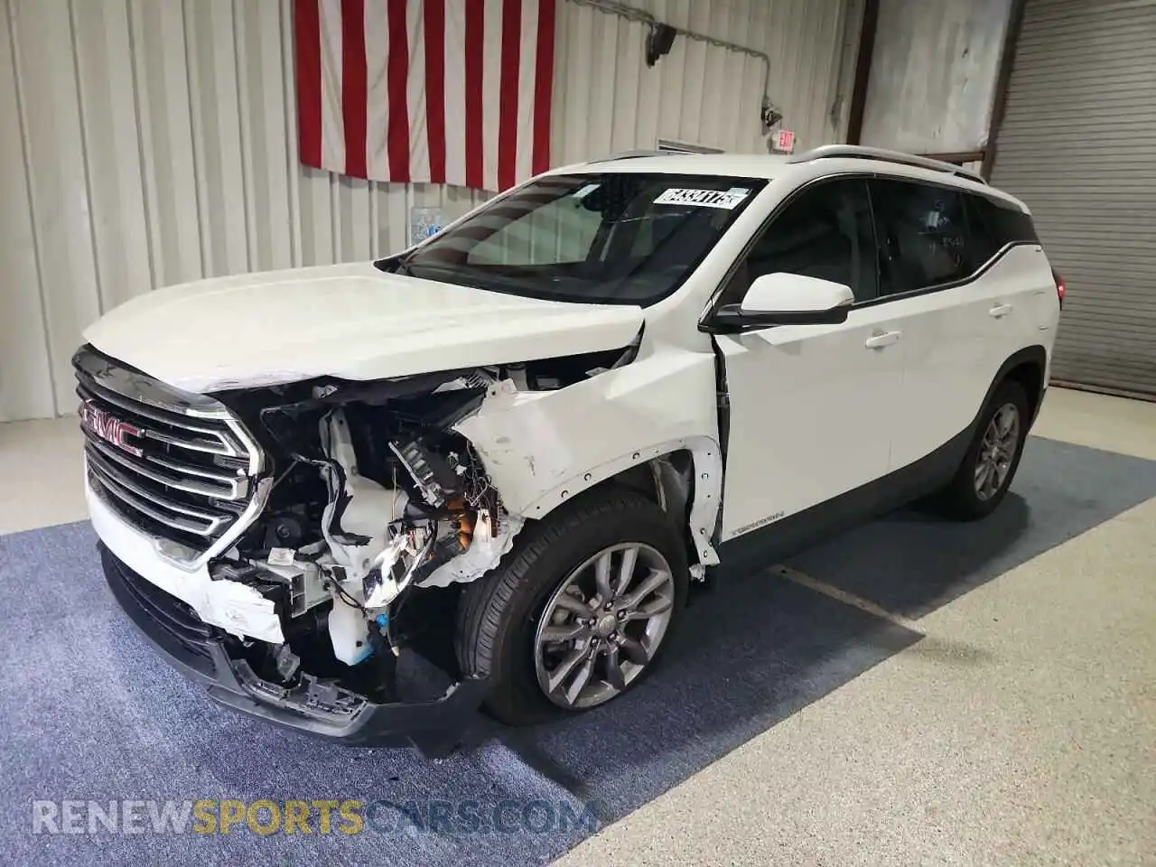 1 Photograph of a damaged car 3GKALVEG2RL352063 GMC TERRAIN 2024