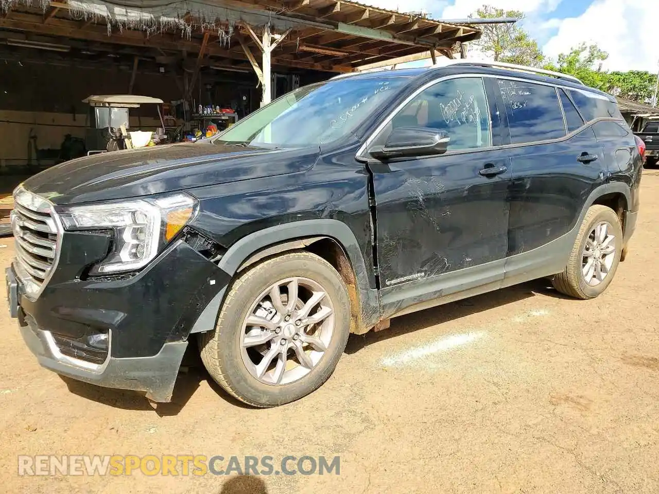 1 Photograph of a damaged car 3GKALVEG2RL371471 GMC TERRAIN 2024