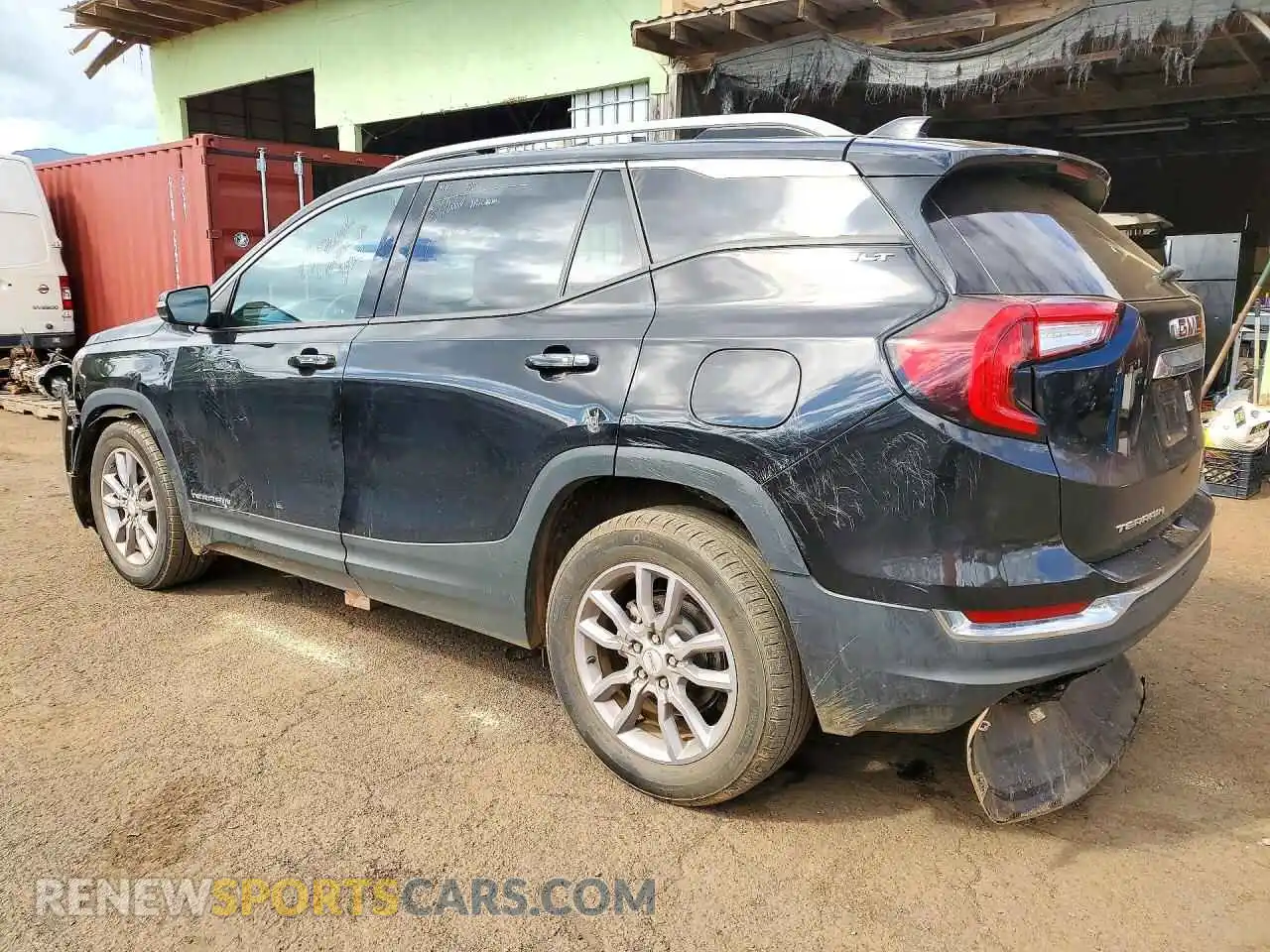 2 Photograph of a damaged car 3GKALVEG2RL371471 GMC TERRAIN 2024