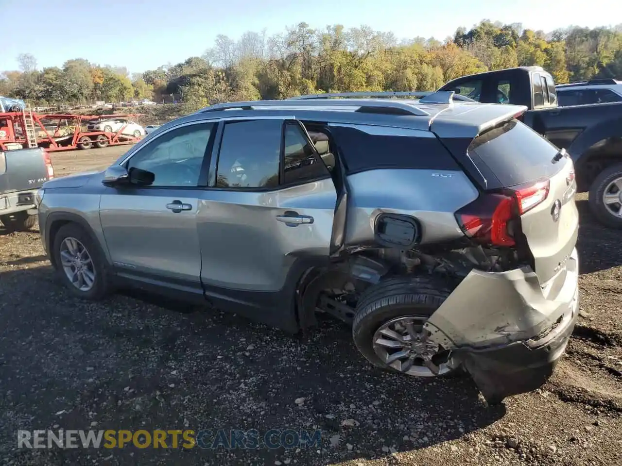 2 fotografías del automóvil dañado 3GKALVEG5RL339498 GMC TERRAIN 2024