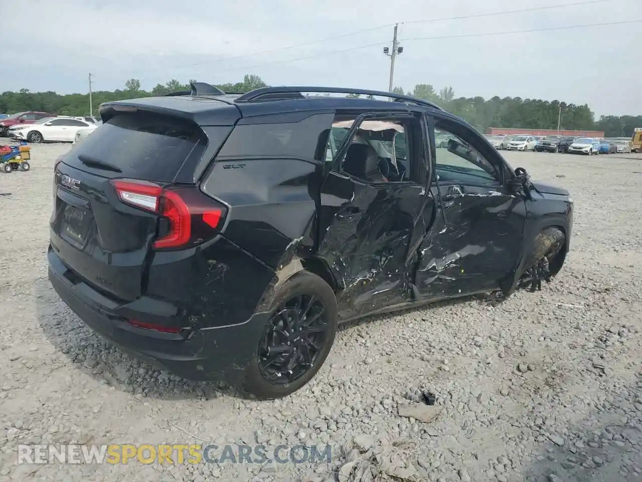 3 Photograph of a damaged car 3GKALVEG6RL203641 GMC TERRAIN 2024