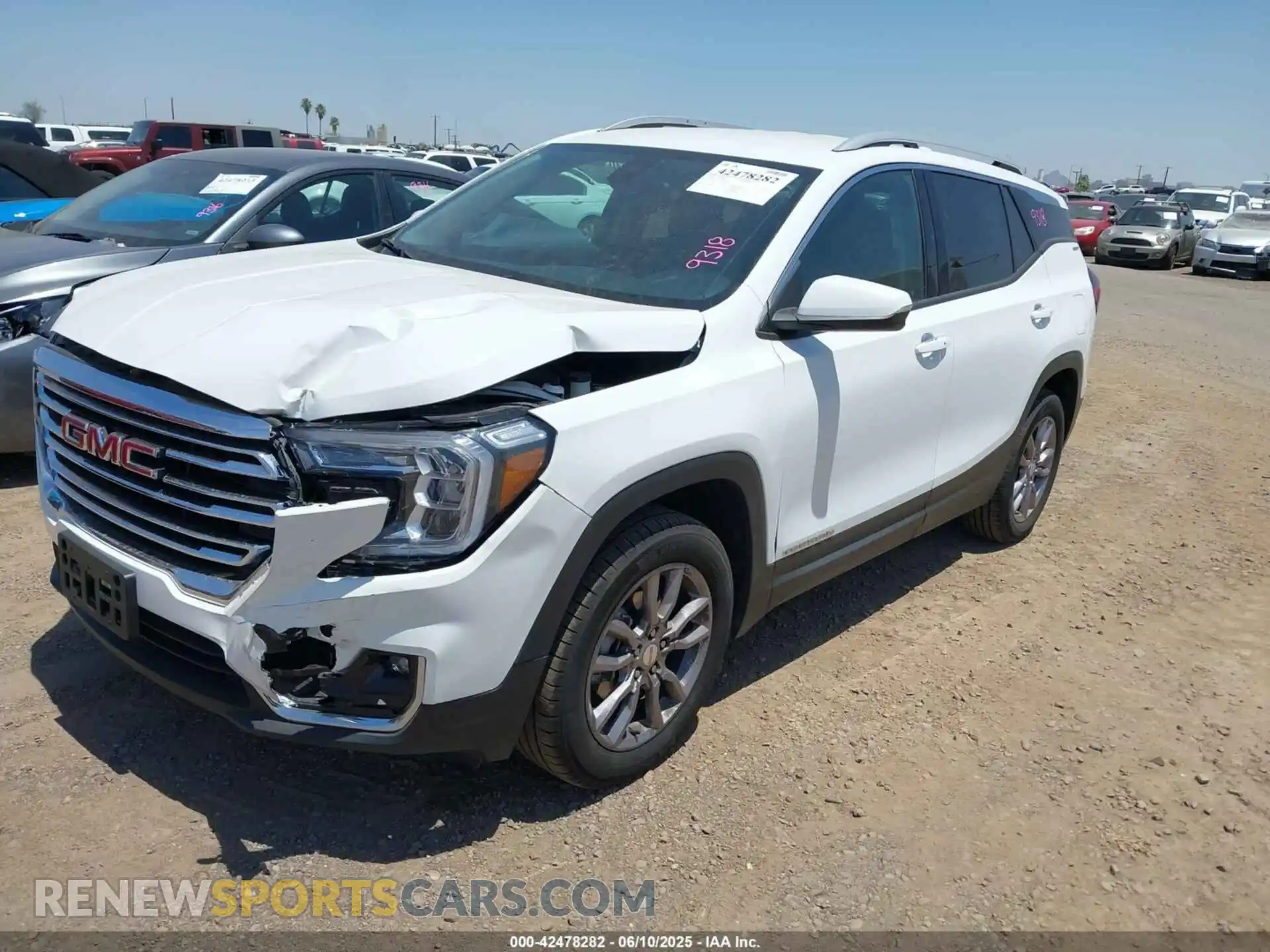 2 fotografías del automóvil dañado 3GKALVEG6RL322810 GMC TERRAIN 2024