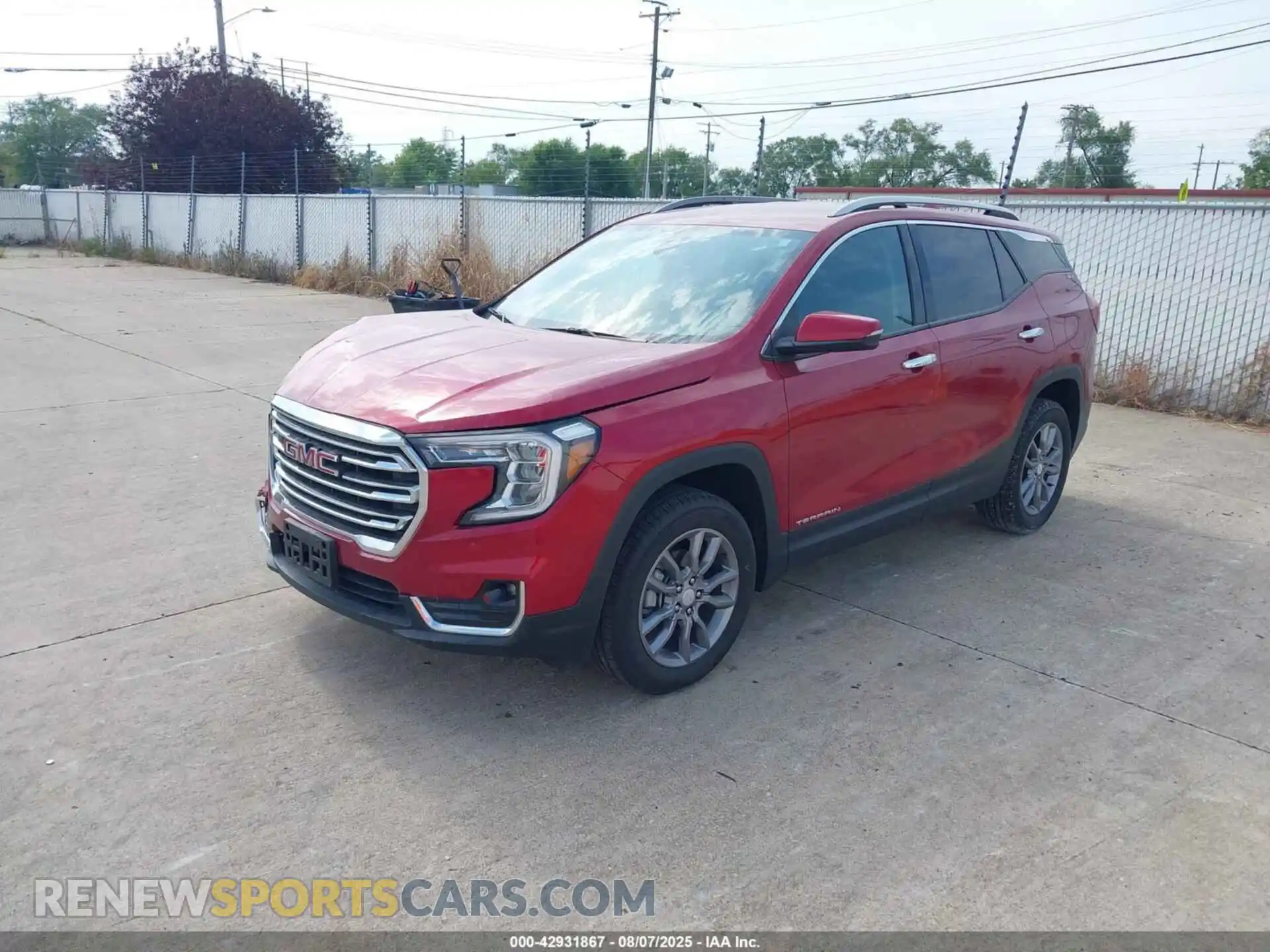 2 Photograph of a damaged car 3GKALVEG7RL231237 GMC TERRAIN 2024