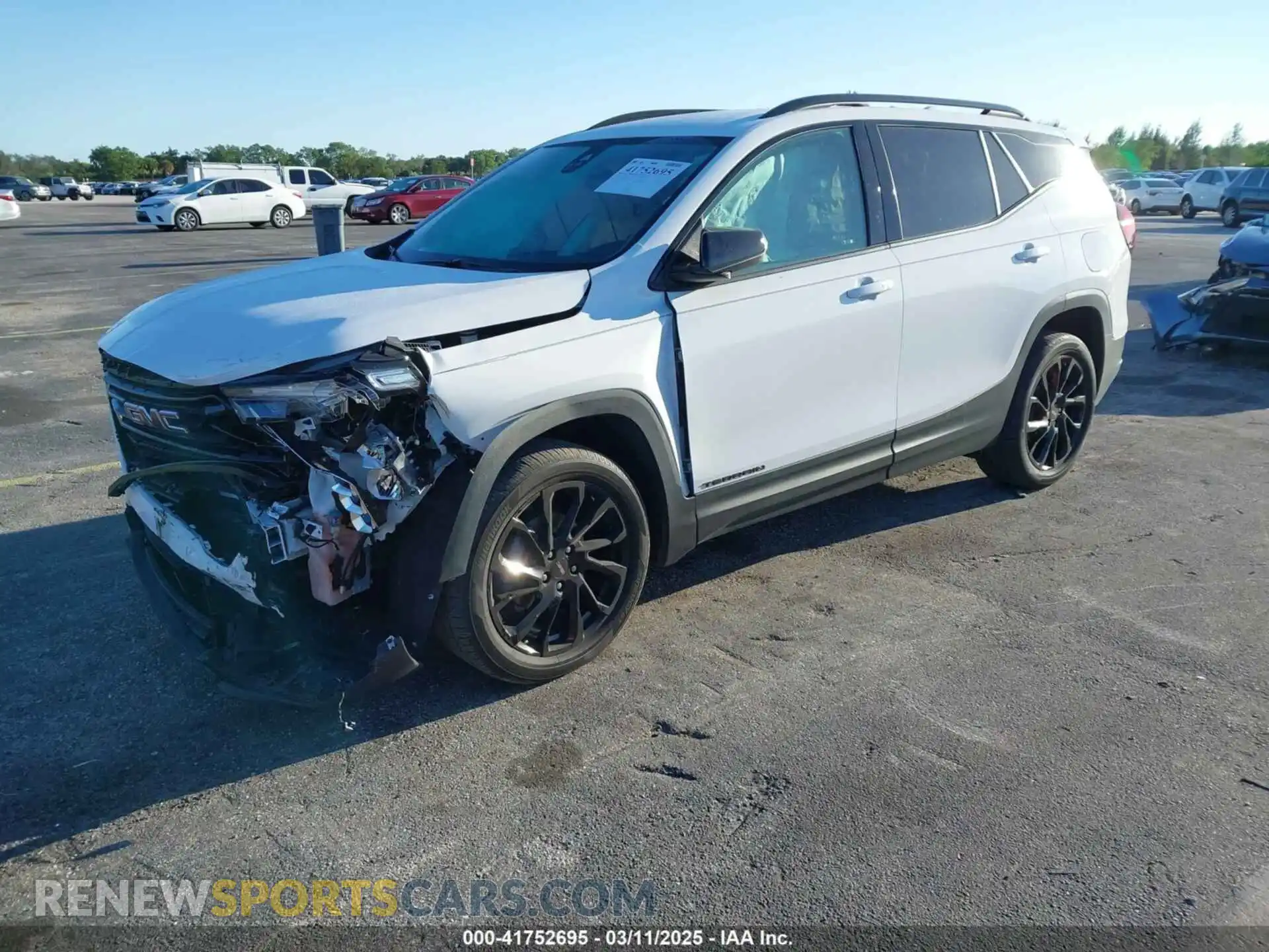 2 Photograph of a damaged car 3GKALVEG8RL162753 GMC TERRAIN 2024