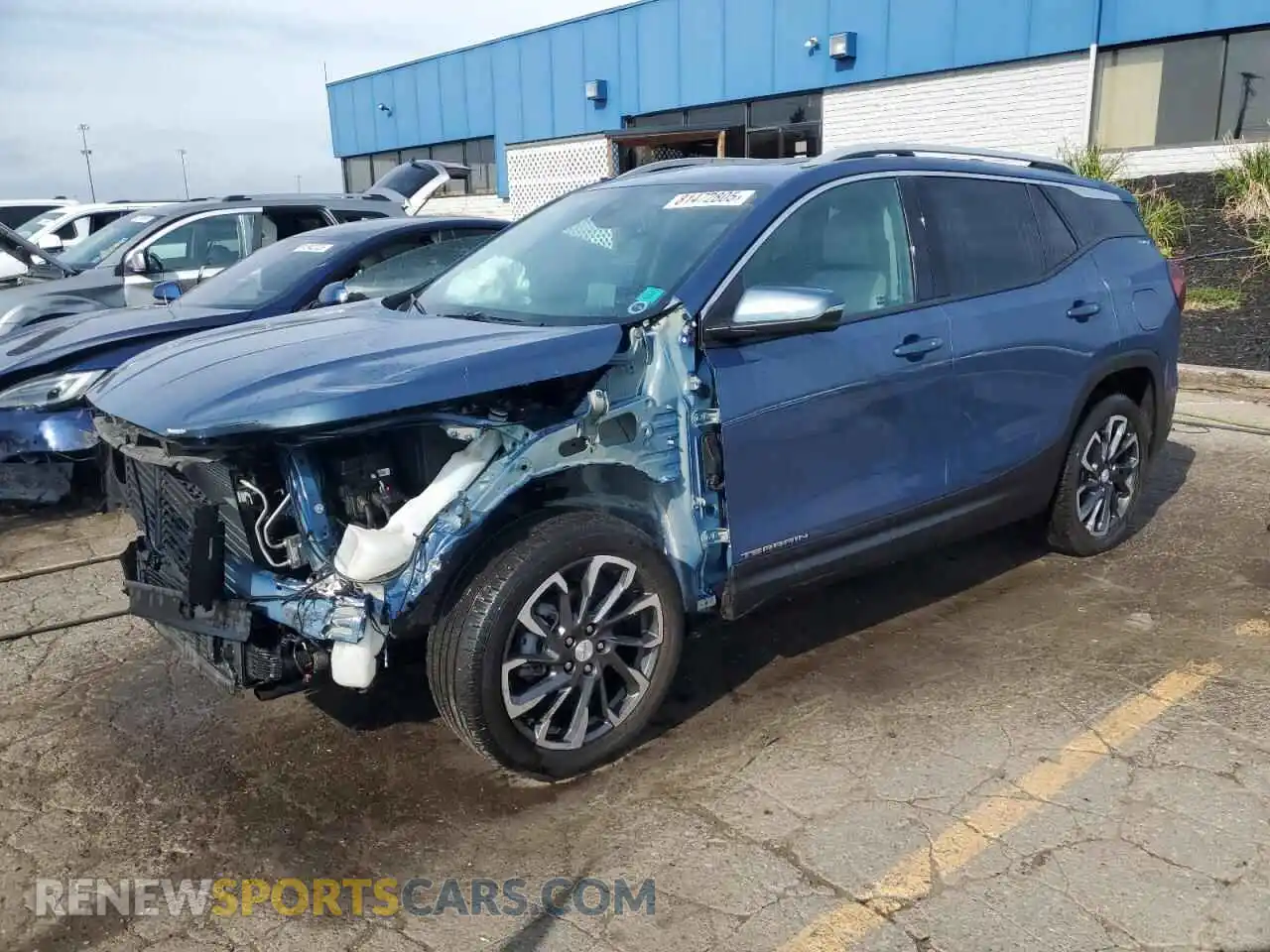 1 Photograph of a damaged car 3GKALVEG8RL217492 GMC TERRAIN 2024