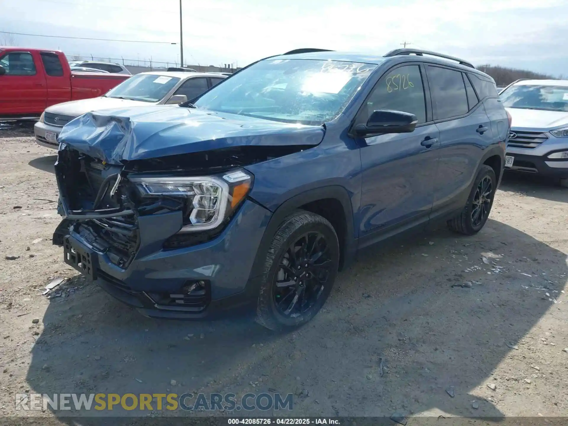 2 Photograph of a damaged car 3GKALVEGXRL123131 GMC TERRAIN 2024