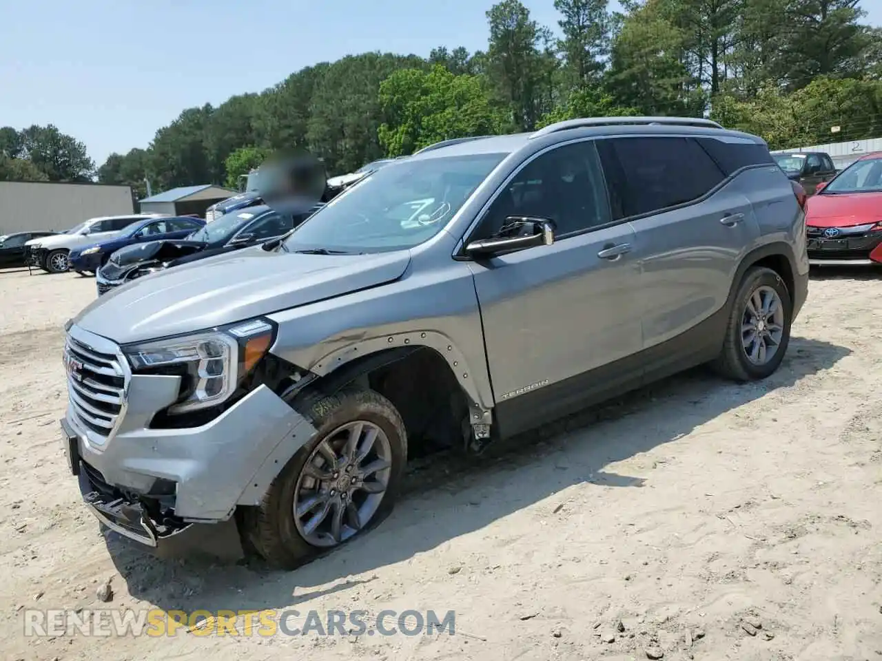 1 Photograph of a damaged car 3GKALVEGXRL258609 GMC TERRAIN 2024