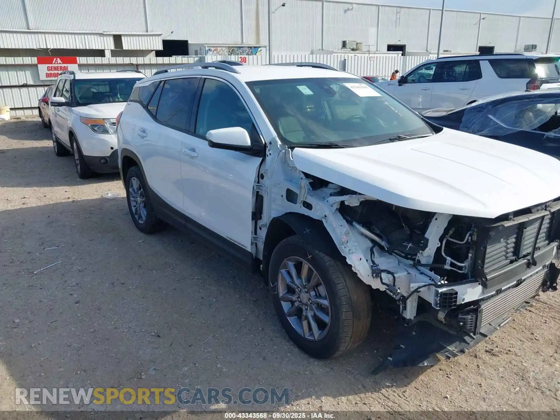 1 Photograph of a damaged car 3GKALVEGXRL261865 GMC TERRAIN 2024