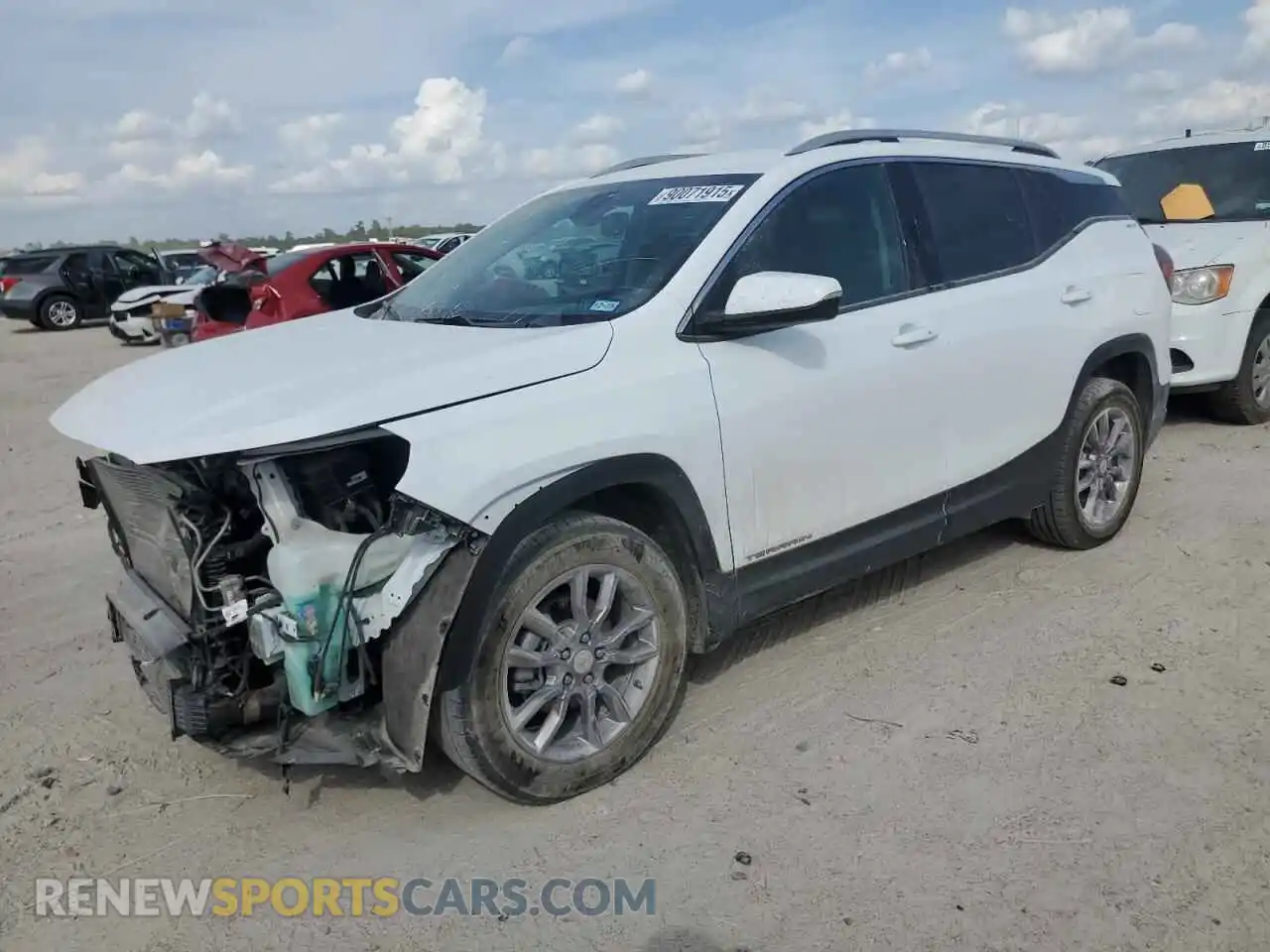 1 Photograph of a damaged car 3GKALVEGXRL305346 GMC TERRAIN 2024