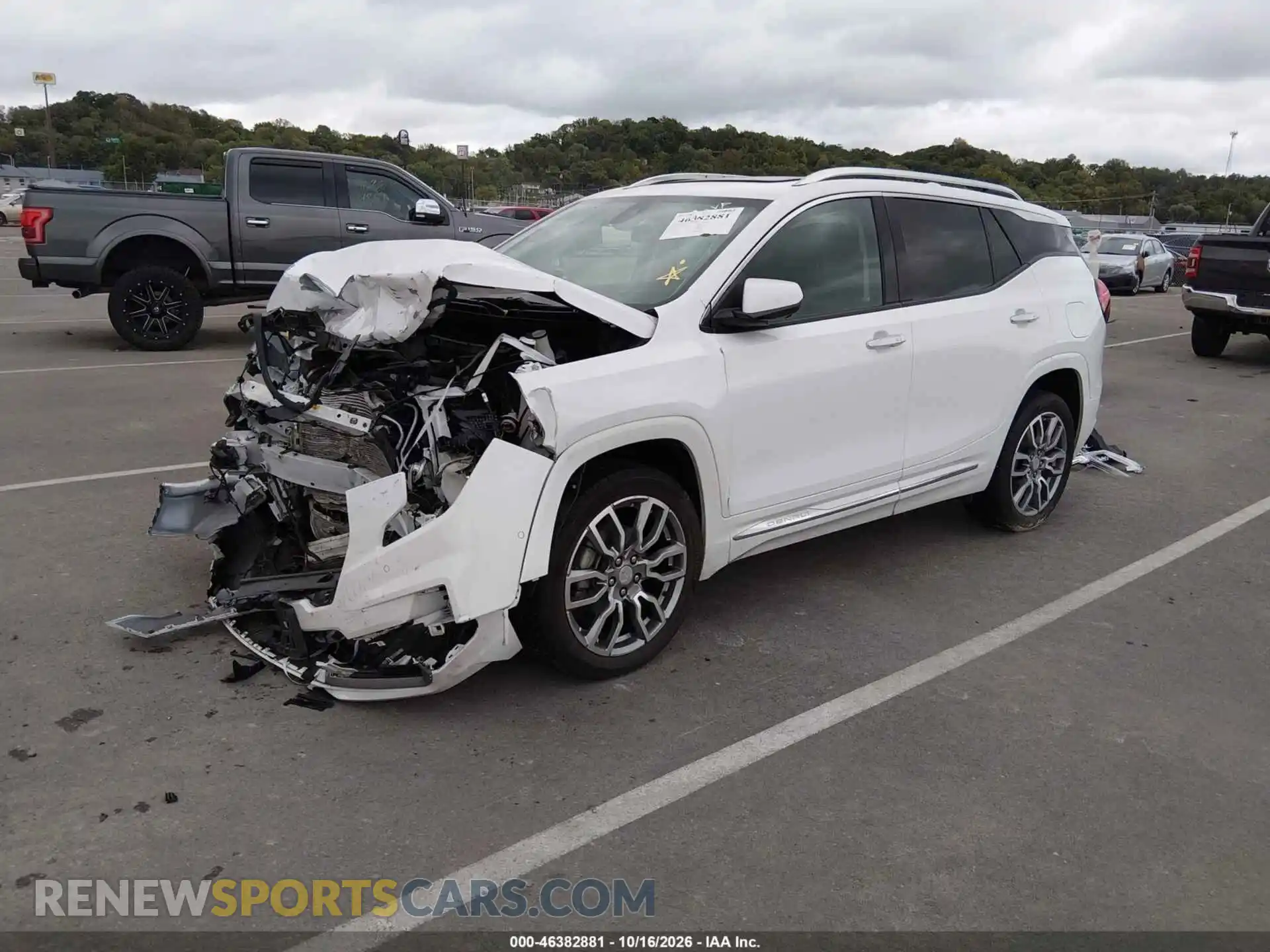 2 fotografías del automóvil dañado 3GKALXEG5RL397638 GMC TERRAIN 2024