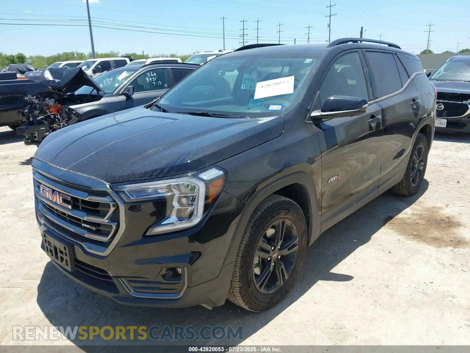 2 fotografías del automóvil dañado 3GKALYEGXRL397270 GMC TERRAIN 2024