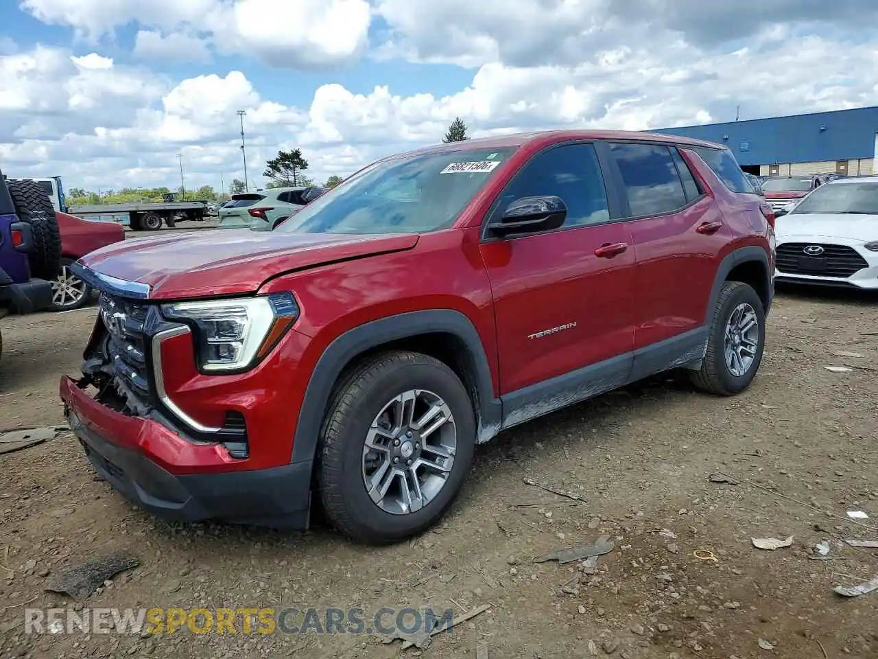 1 fotografías del automóvil dañado 3GKALUEG1SL305638 GMC TERRAIN 2025