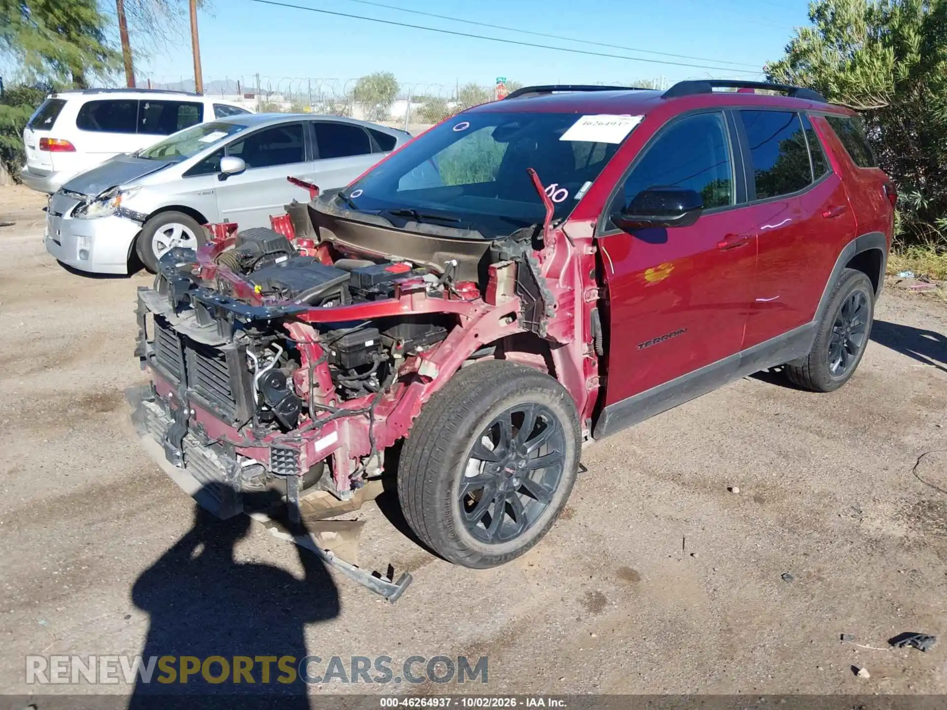 2 fotografías del automóvil dañado 3GKALUEG5SL301480 GMC TERRAIN 2025