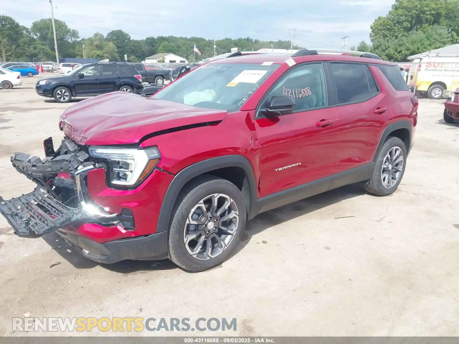2 Photograph of a damaged car 3GKALUEG9SL231904 GMC TERRAIN 2025