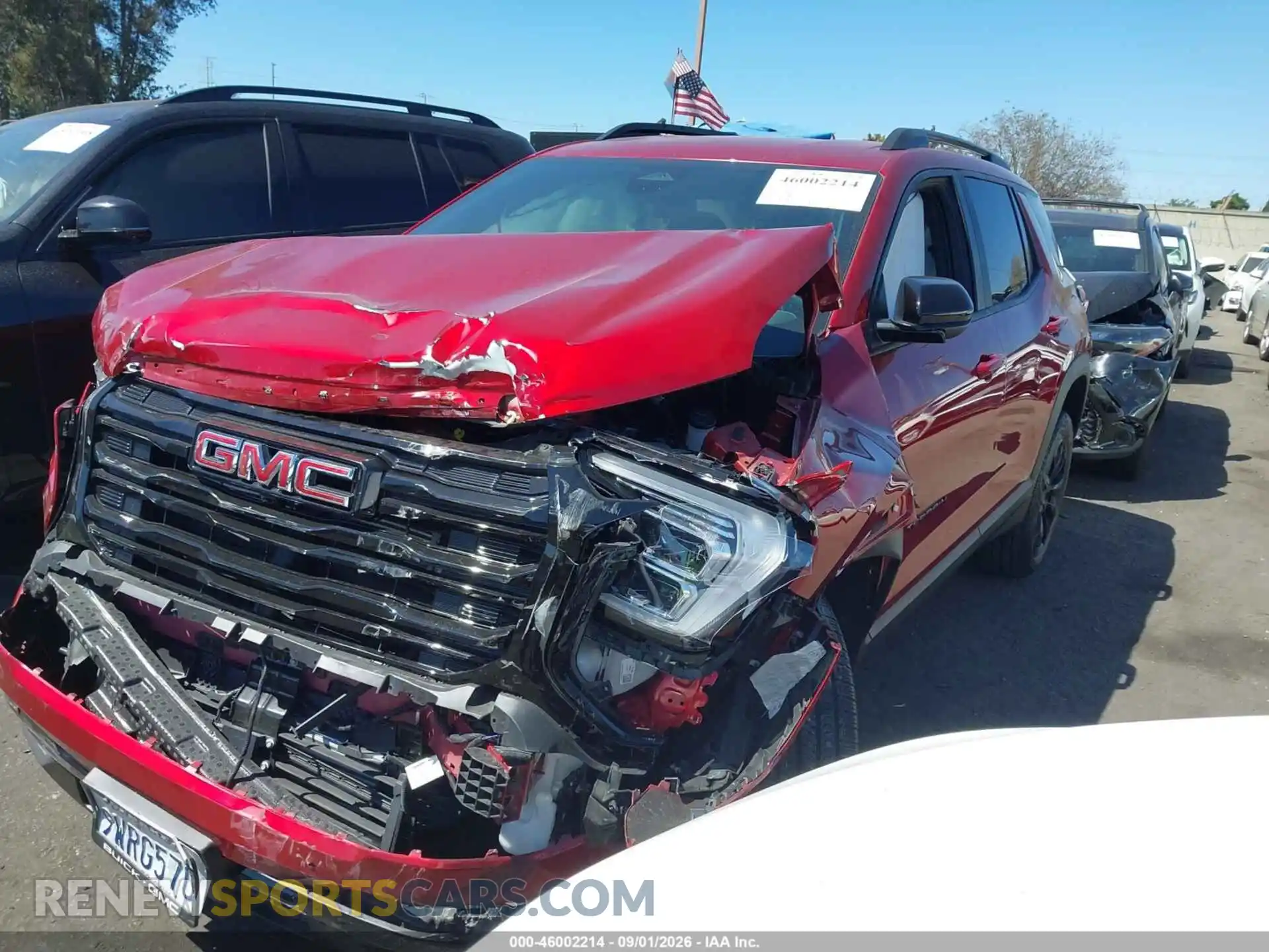 2 Photograph of a damaged car 3GKALMEG9TL209659 GMC TERRAIN 2026