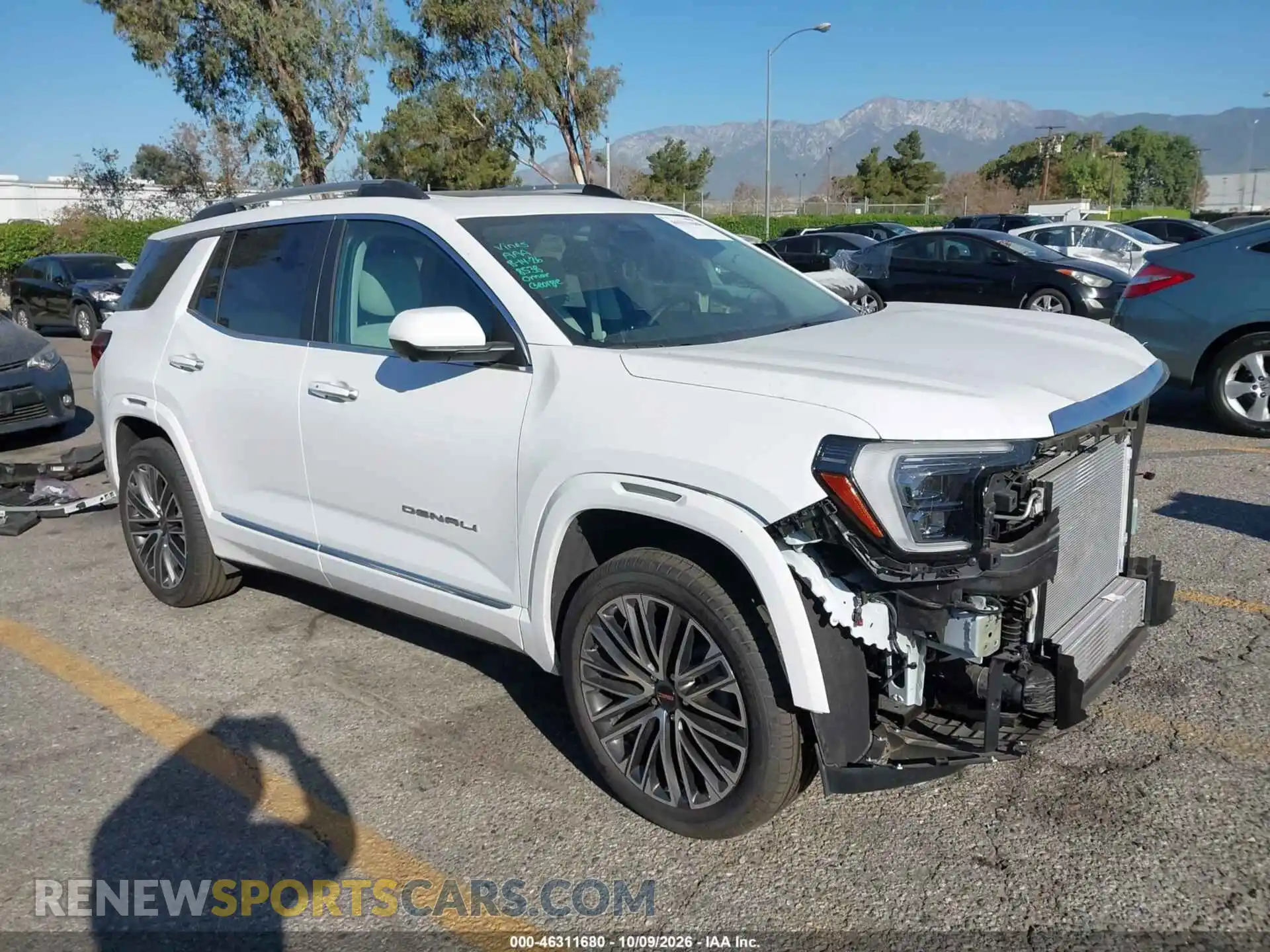 1 fotografías del automóvil dañado 3GKALZEG1TL287222 GMC TERRAIN 2026