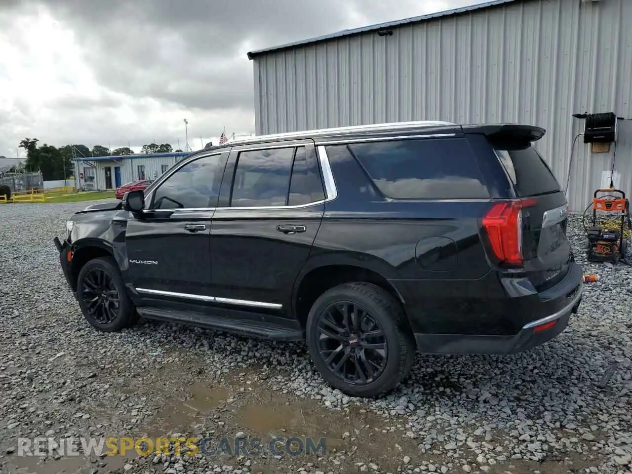 2 Photograph of a damaged car 1GKS1BKD5MR471844 GMC YUKON 2021