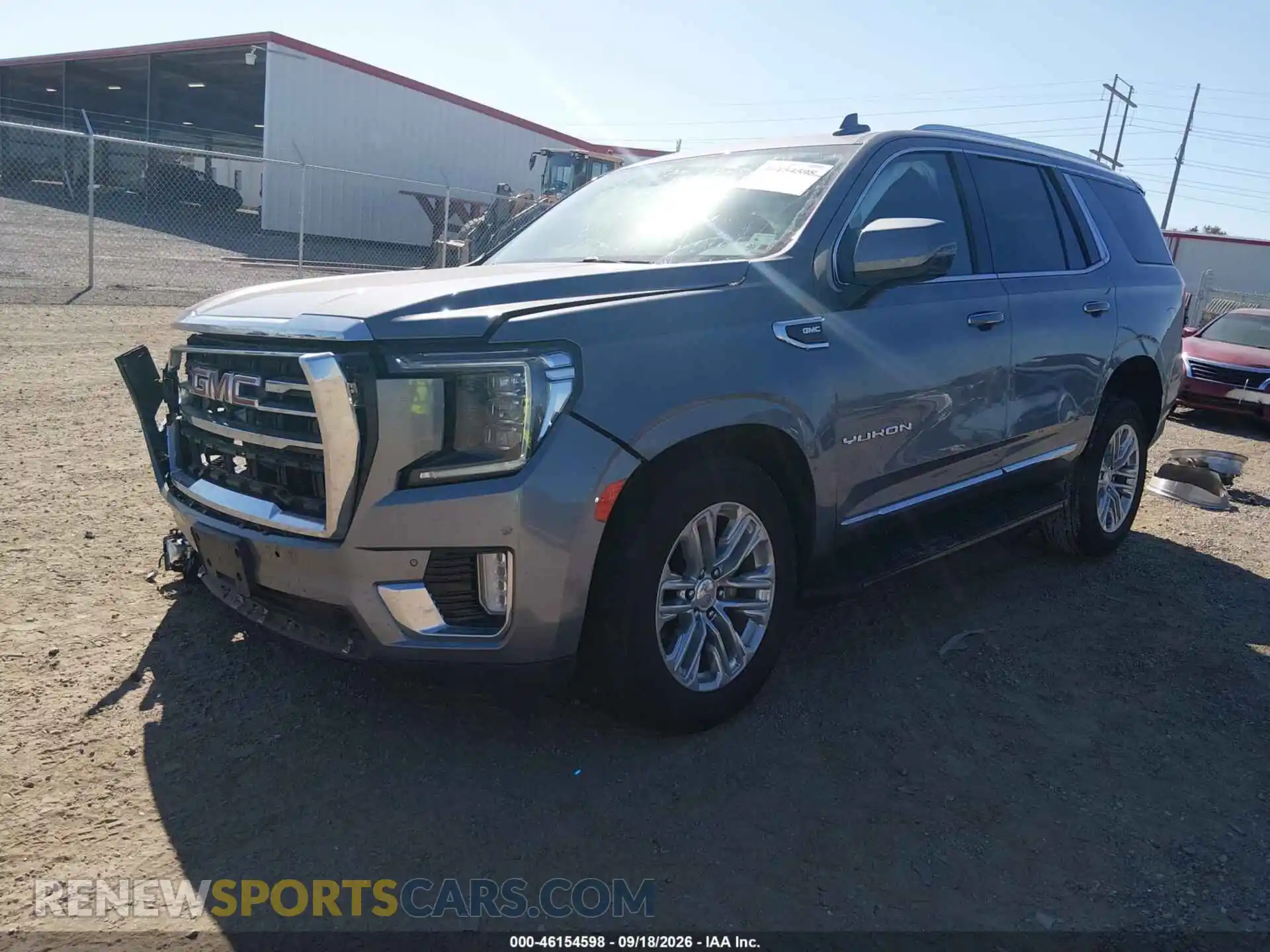 2 Photograph of a damaged car 1GKS1BKD8MR427143 GMC YUKON 2021