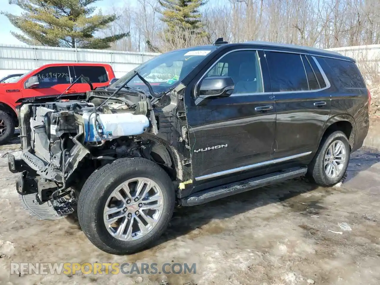 1 Фотография поврежденного автомобиля 1GKS2BKD2MR117308 GMC YUKON 2021