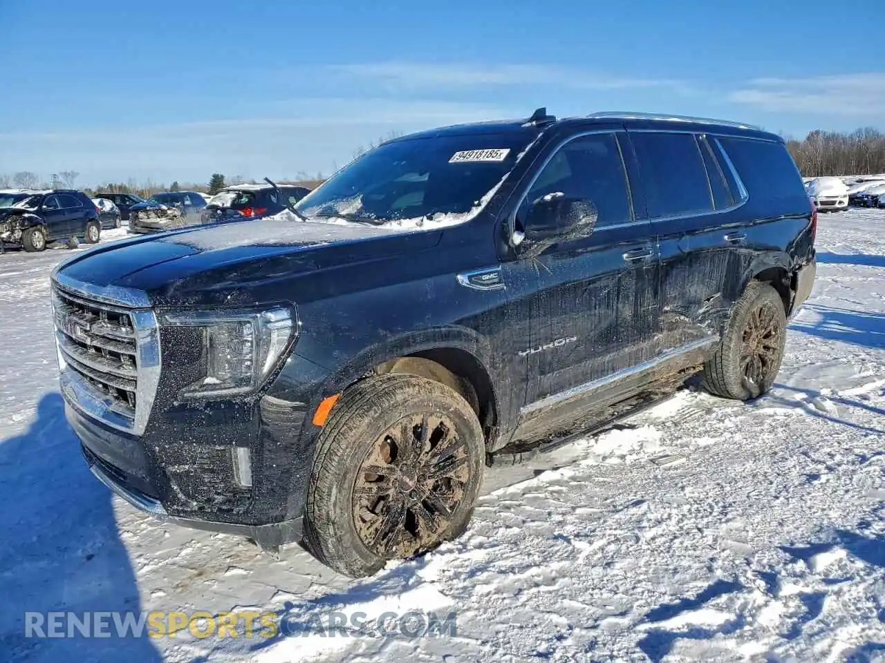 1 Photograph of a damaged car 1GKS2BKDXMR403911 GMC YUKON 2021