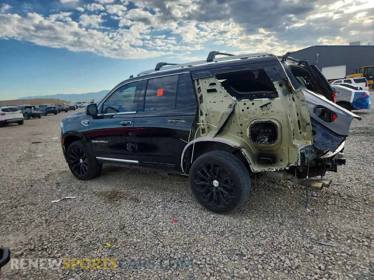 2 Photograph of a damaged car 1GKS2DKL1MR128156 GMC YUKON 2021