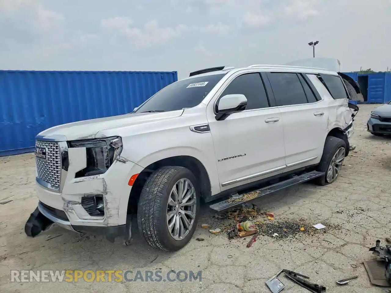 1 fotografías del automóvil dañado 1GKS2DKL7MR344030 GMC YUKON 2021