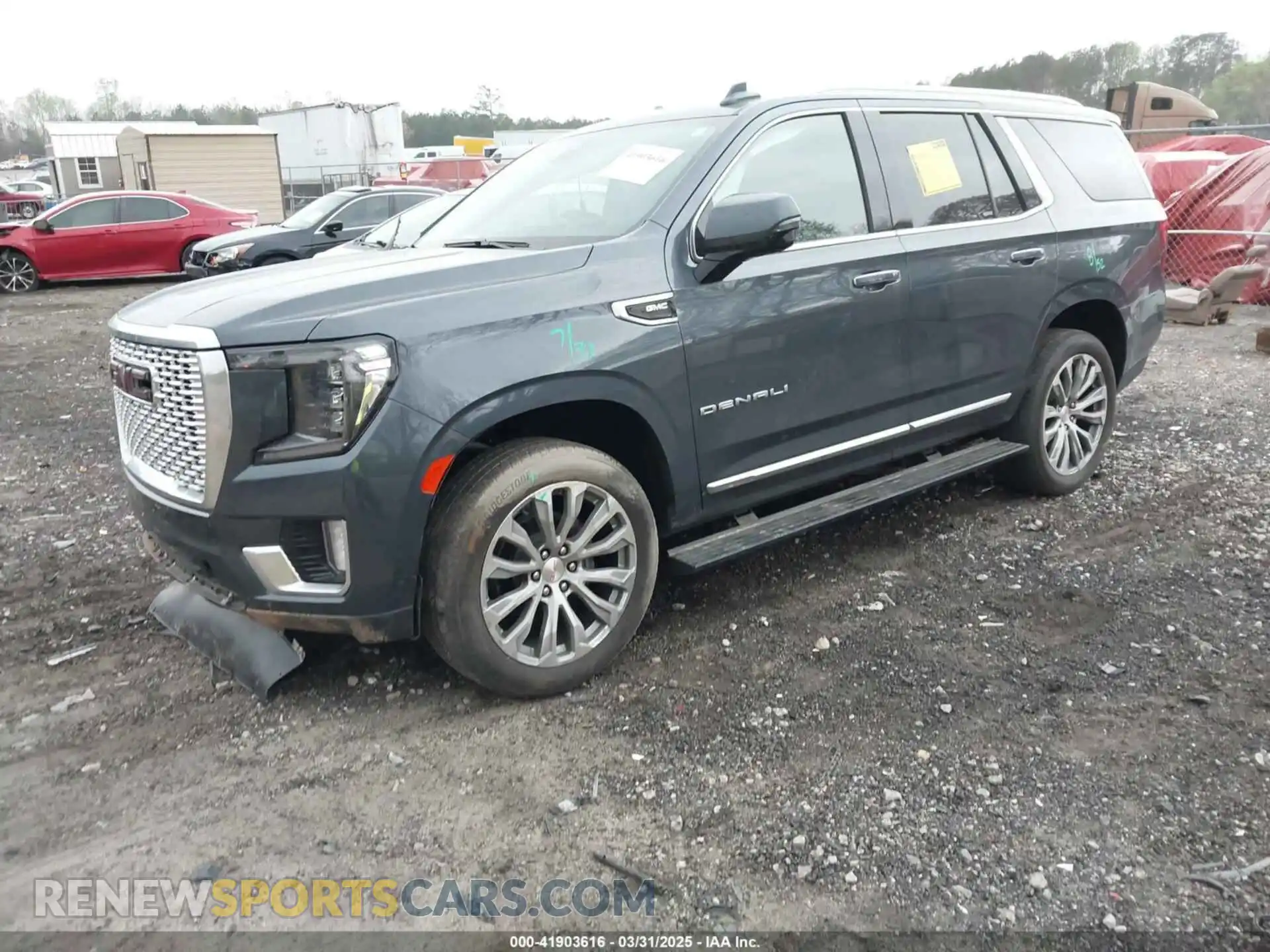 2 Photograph of a damaged car 1GKS2DKL8MR382804 GMC YUKON 2021