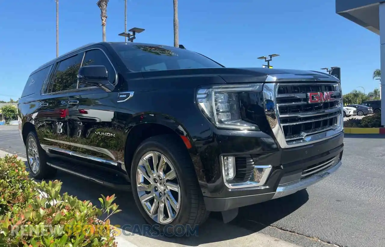 1 Photograph of a damaged car 1GKS2GKT9MR448777 GMC YUKON 2021