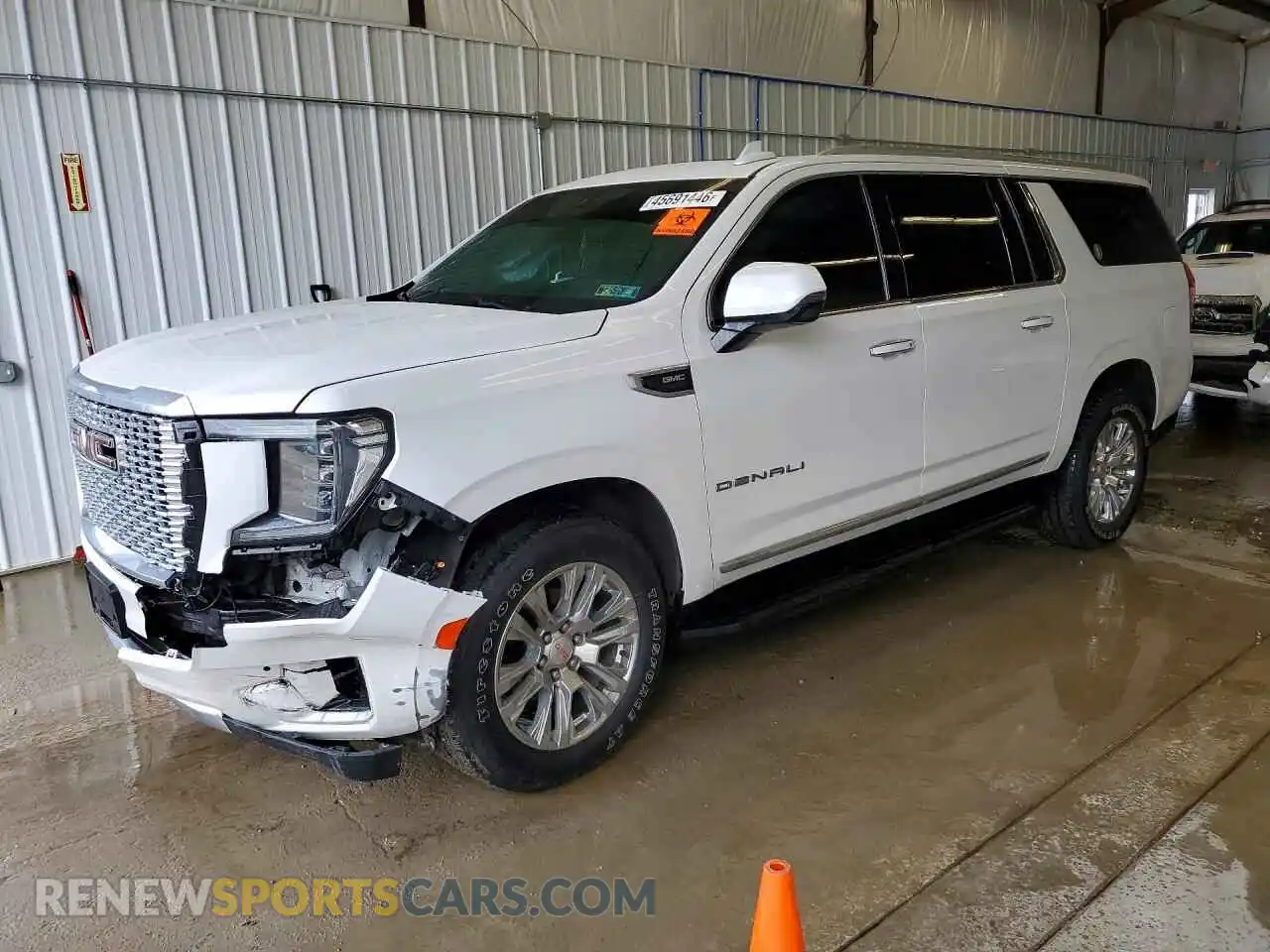 1 Photograph of a damaged car 1GKS2JKL2MR289257 GMC YUKON 2021