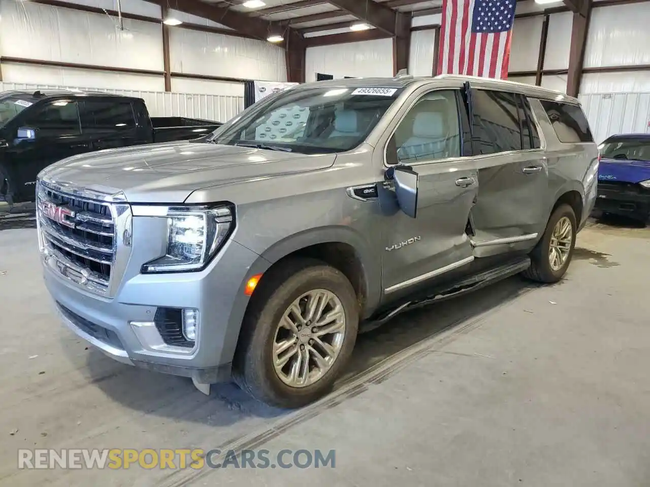 1 Photograph of a damaged car 1GKS2GKD3PR301643 GMC YUKON 2023