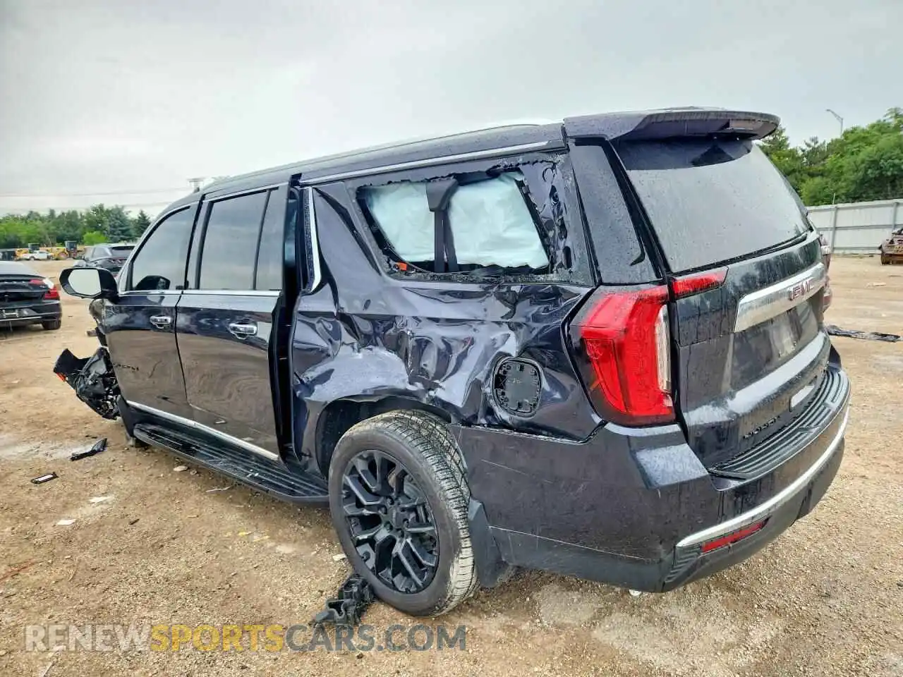 2 fotografías del automóvil dañado 1GKS2GKT0PR390823 GMC YUKON 2023