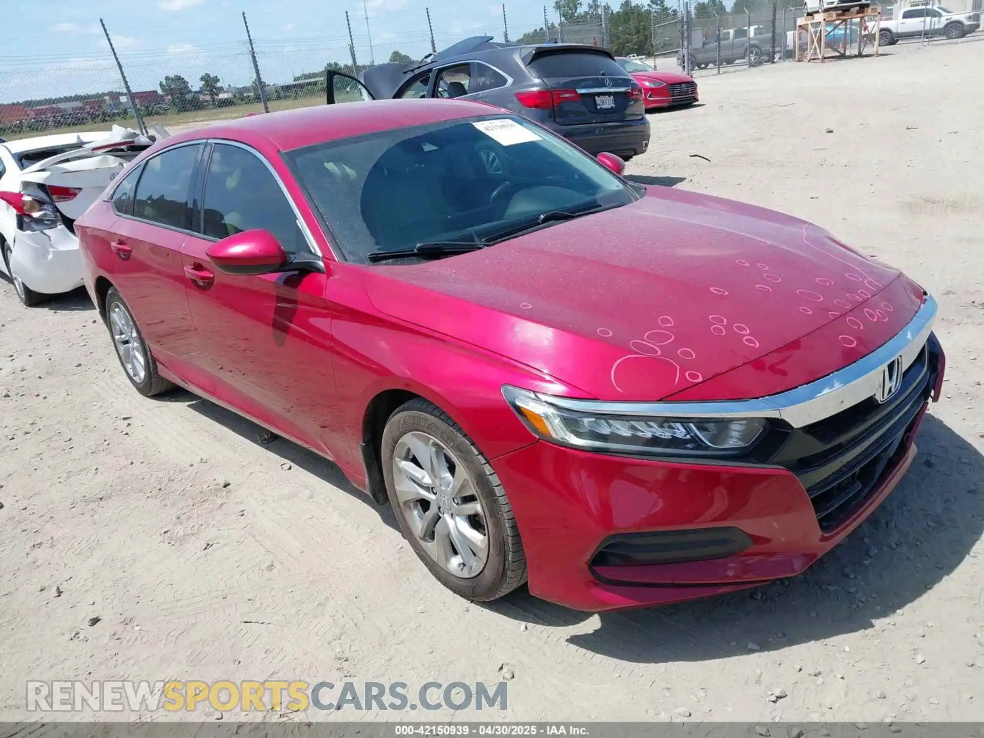 1 Photograph of a damaged car 1HGCV1F19KA169727 HONDA ACCORD 2019