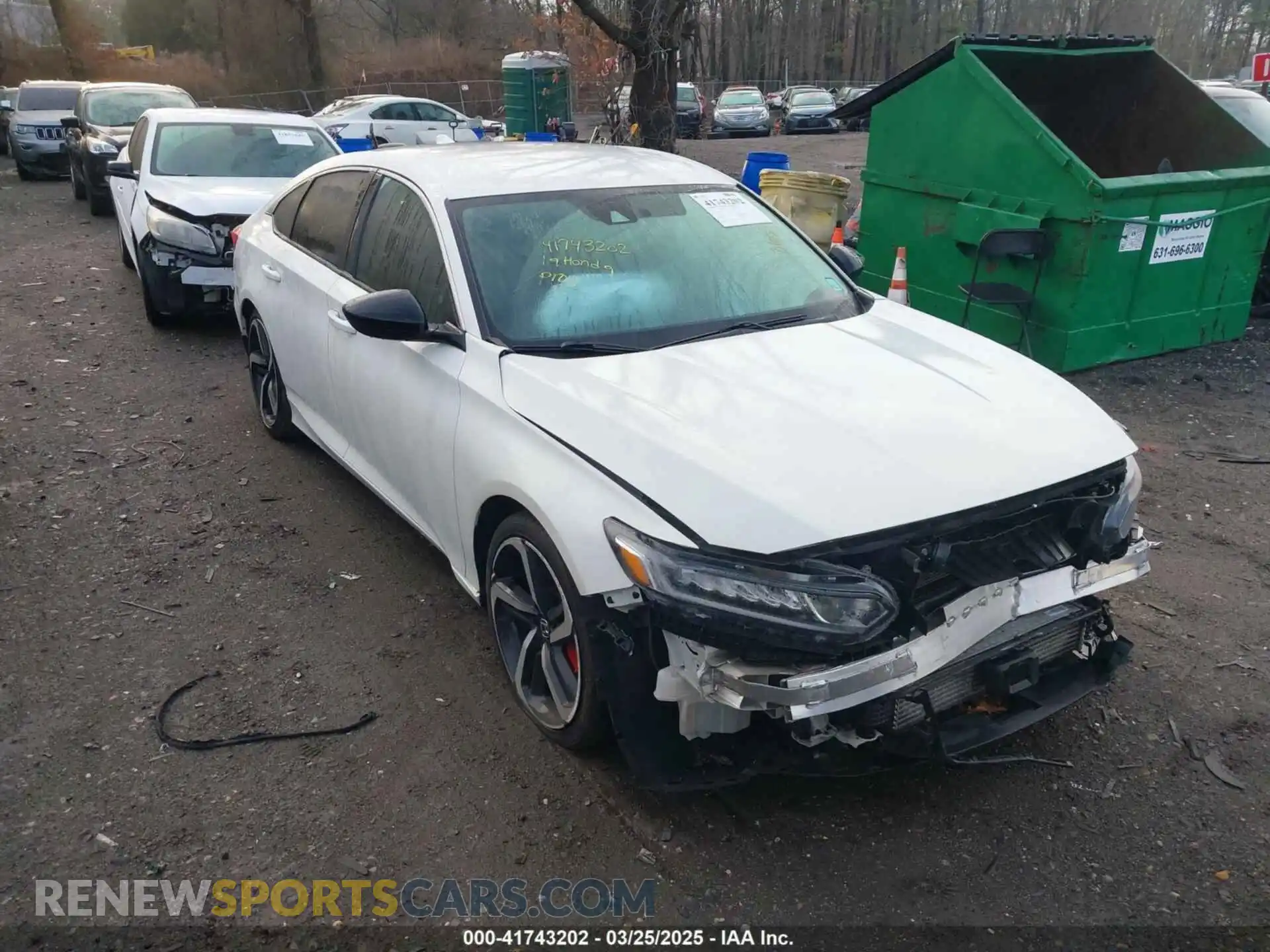 1 Photograph of a damaged car 1HGCV1F32KA016804 HONDA ACCORD 2019
