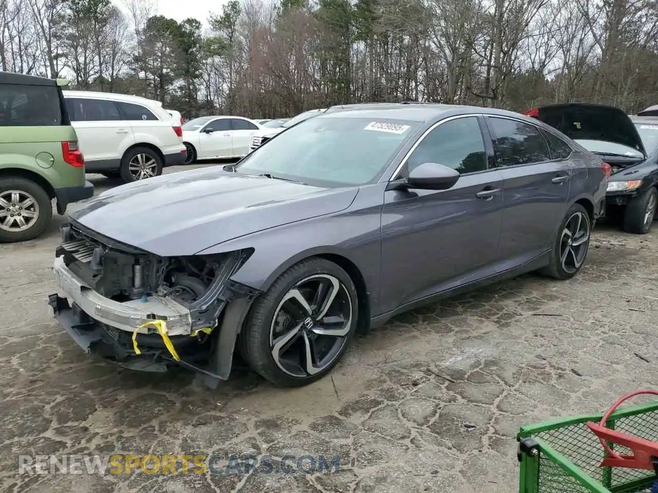 1 Photograph of a damaged car 1HGCV1F32KA033201 HONDA ACCORD 2019