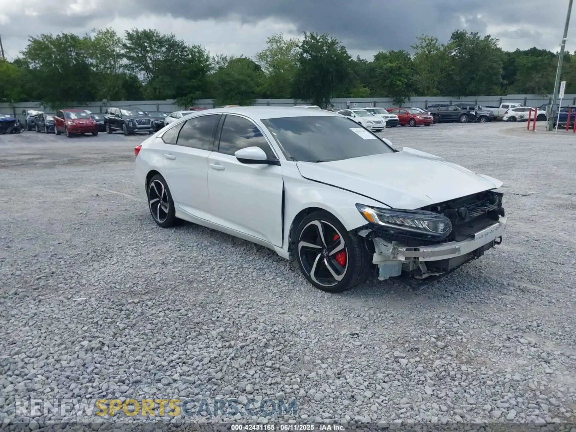 1 Photograph of a damaged car 1HGCV1F32KA168372 HONDA ACCORD 2019