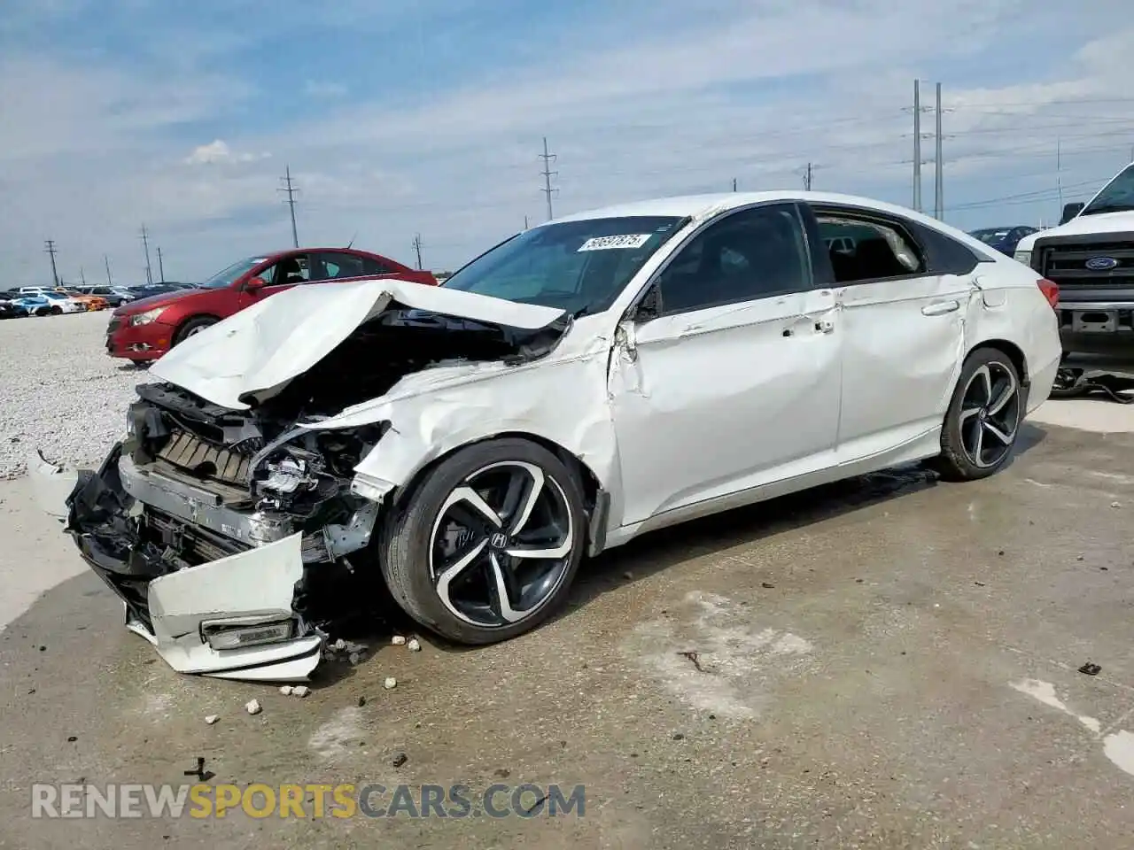 1 Photograph of a damaged car 1HGCV1F34KA079256 HONDA ACCORD 2019