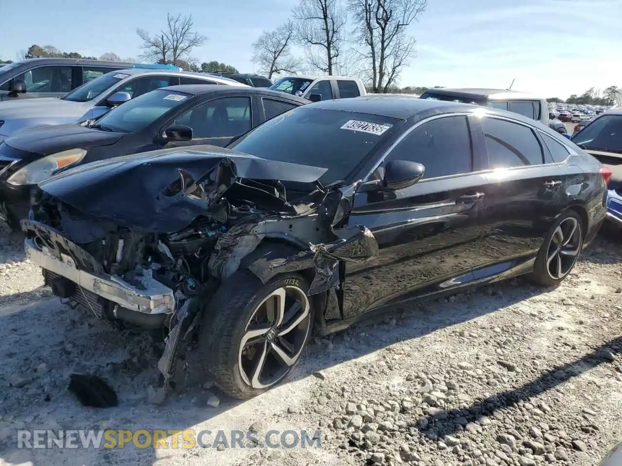 1 Photograph of a damaged car 1HGCV1F35KA166549 HONDA ACCORD 2019