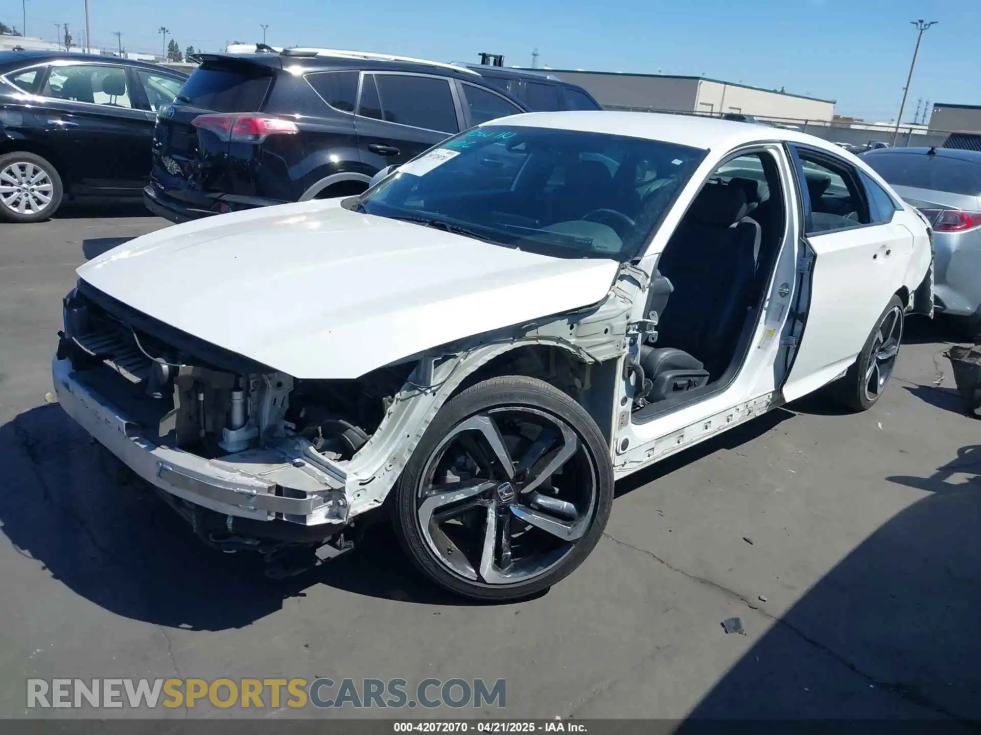2 Photograph of a damaged car 1HGCV1F36KA080909 HONDA ACCORD 2019