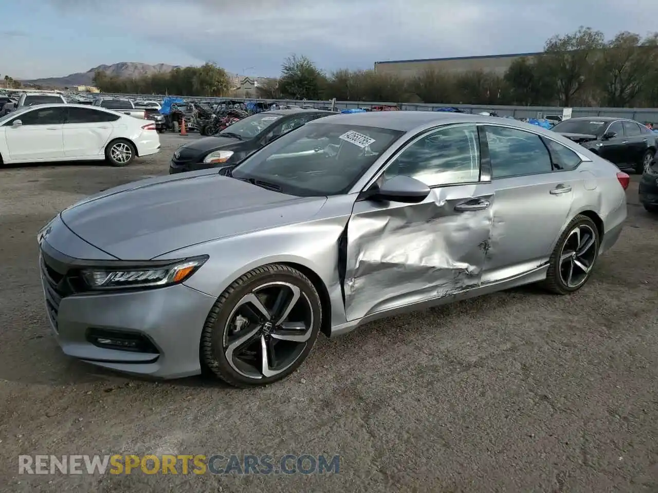 1 Photograph of a damaged car 1HGCV1F37KA105185 HONDA ACCORD 2019